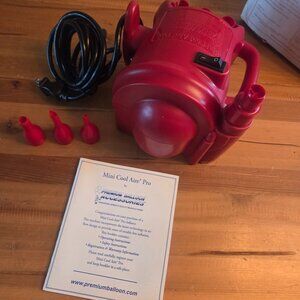 Mini Cool Aire Balloon Inflator Pump Electric Heavy Duty